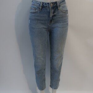 Womens MICA Blue Straight Leg Jeans 24